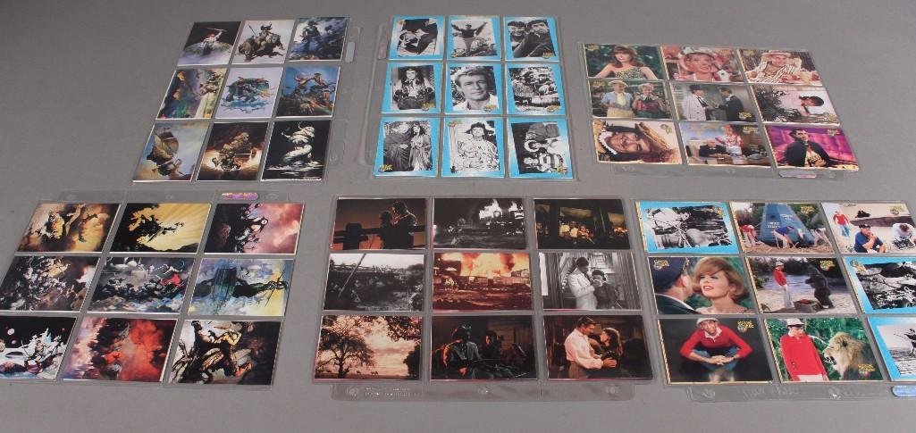 Vintage Collectors Cards: Gilligans Island, Gone with The Wind, Franzetta, Super Mario Brothers, and more. All are in good condition.