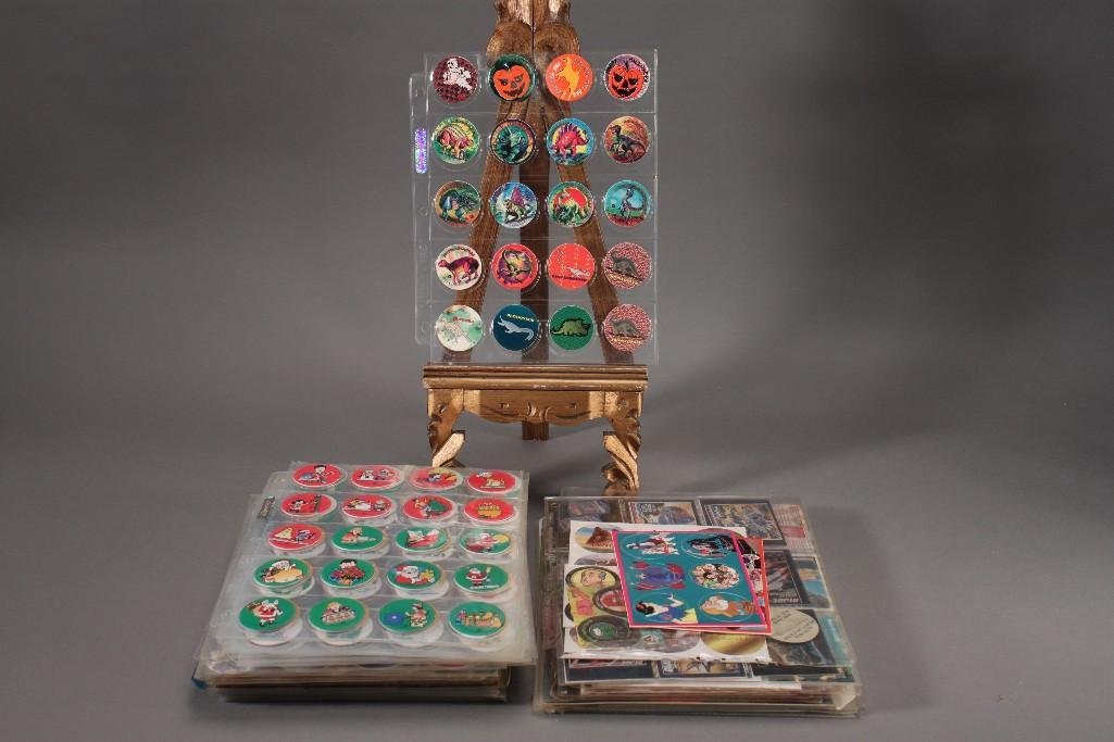 Vintage Collectors Cards: Garfield, G.I. Joe, and more. Also includes pogs. Great condition.