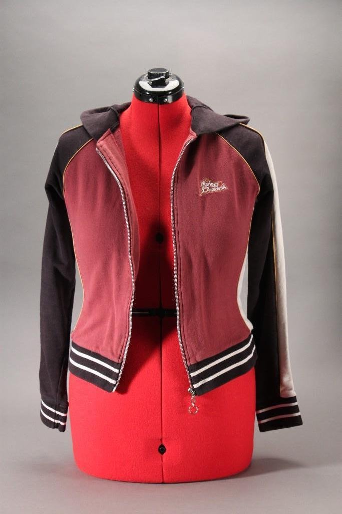 Ladies Harley Davidson Zip-Up Sweater: Ladies size medium, used condition