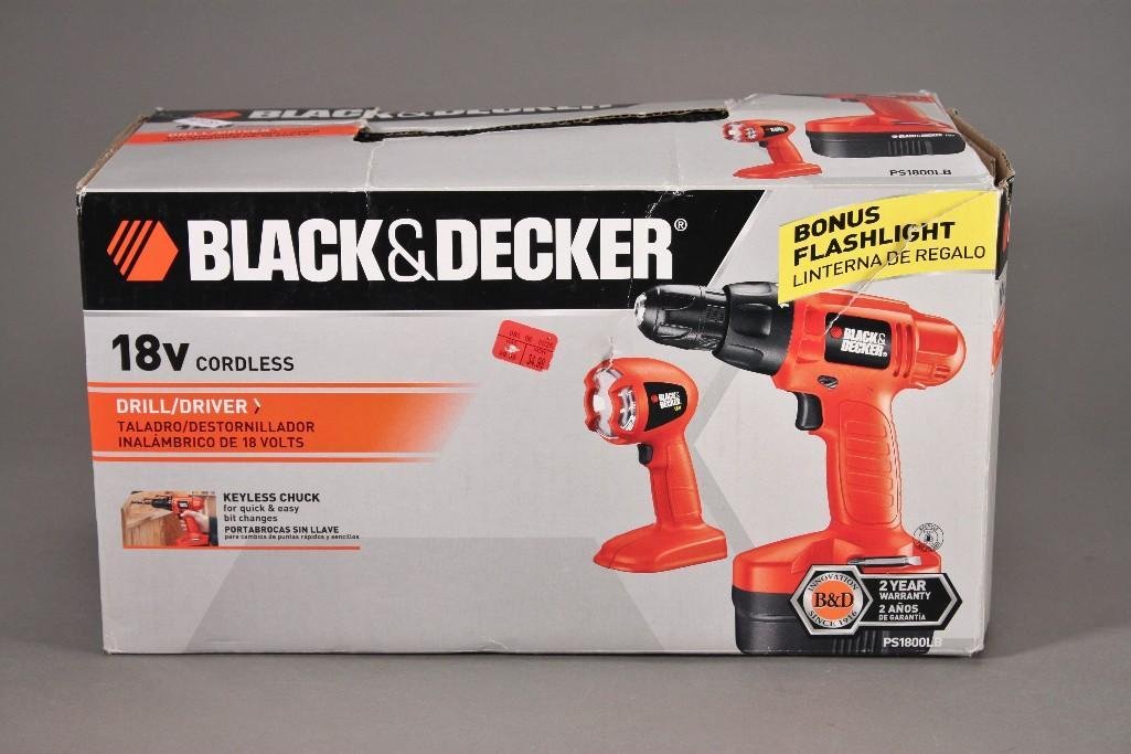 Black & Decker 18v Cordless Drill/Driver (1 of 4)