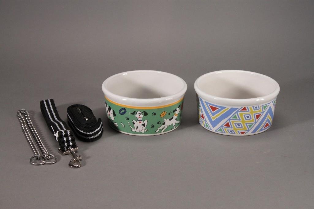 Dog Bowl & Leashes (5) (1 of 4)