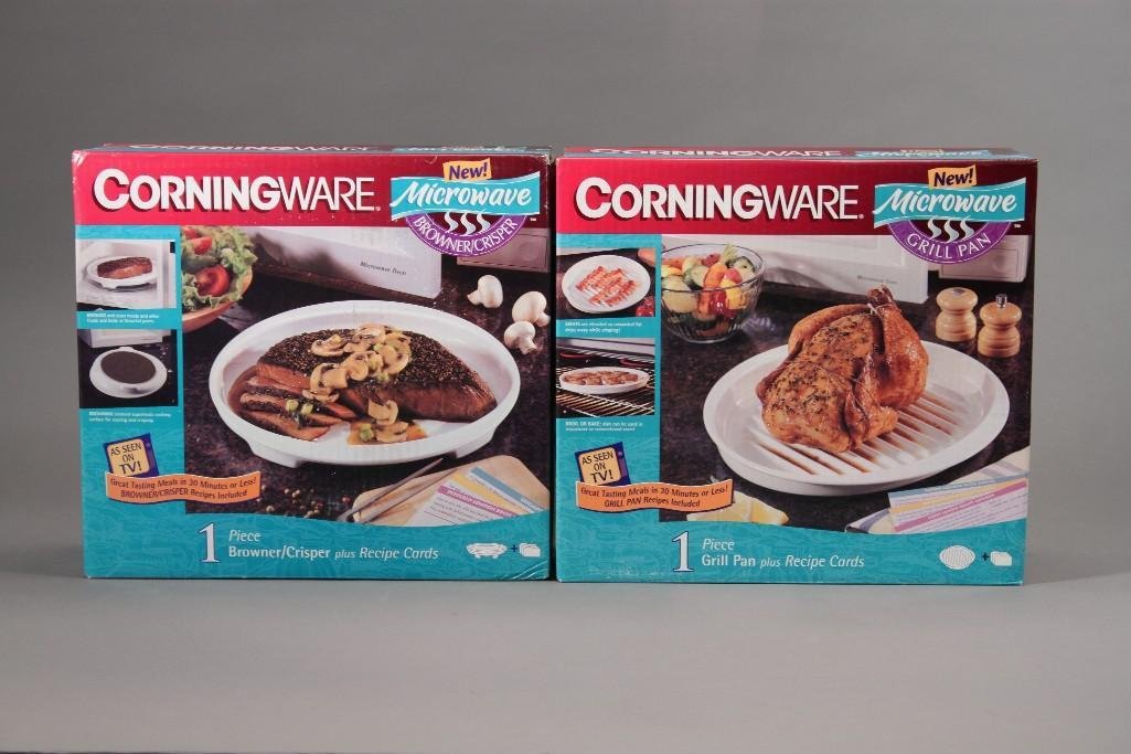 Corningware Microwave Grill Pan & Browner/Crisper (2) (1 of 10)