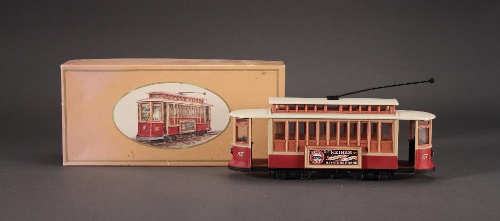 Heinz's Keystone Brand Collectible Toy Train: Marked 57 preserved sweet mixed pickles keystone bran, new in original box.