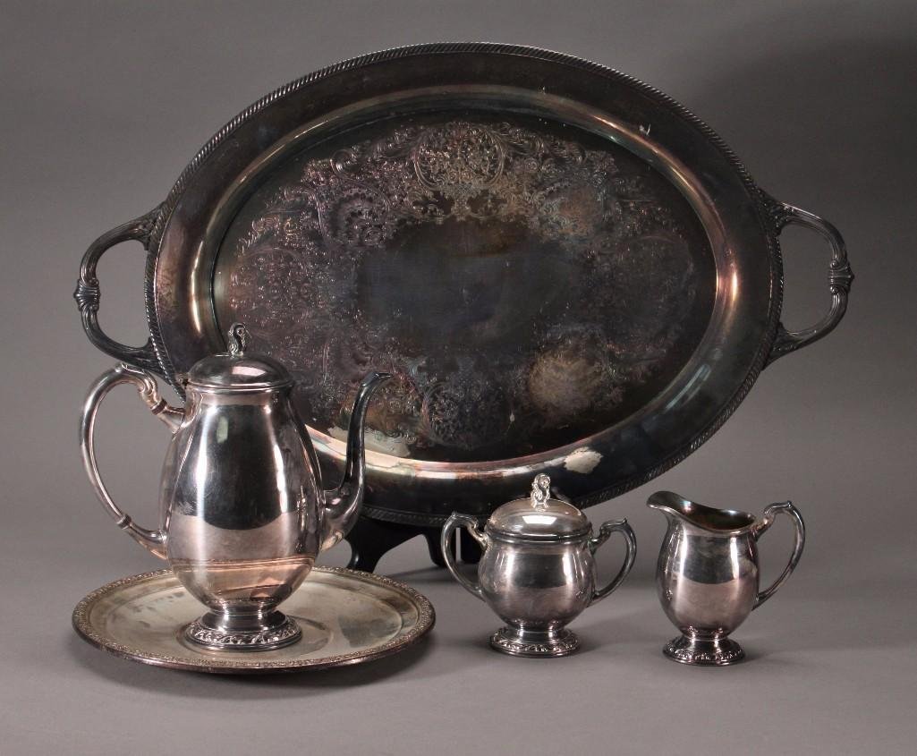 Sterling and Silver Plate Serving Pieces (5) (1 of 8)