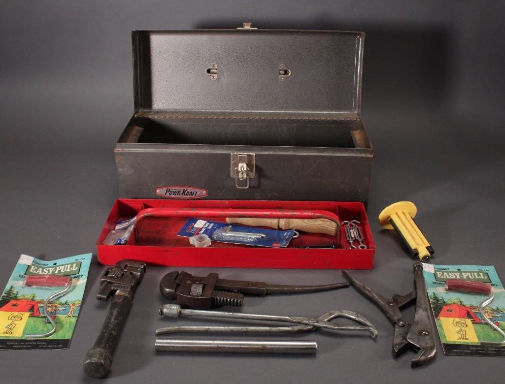 Power Kraft Tool Box with Contents (1 of 8)