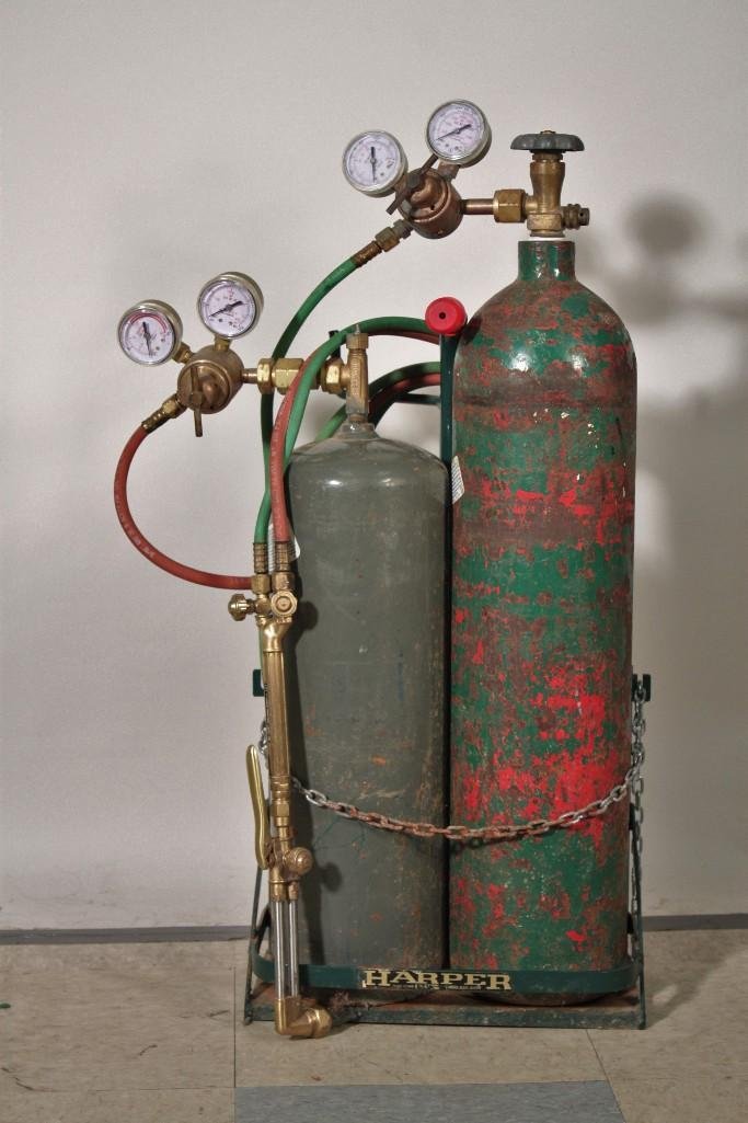 Oxygen Acetylene Cutting Torch Set (1 of 4)
