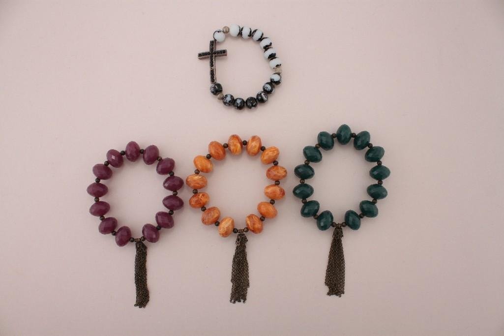 Beaded Stretch Bracelets (4) (1 of 6)