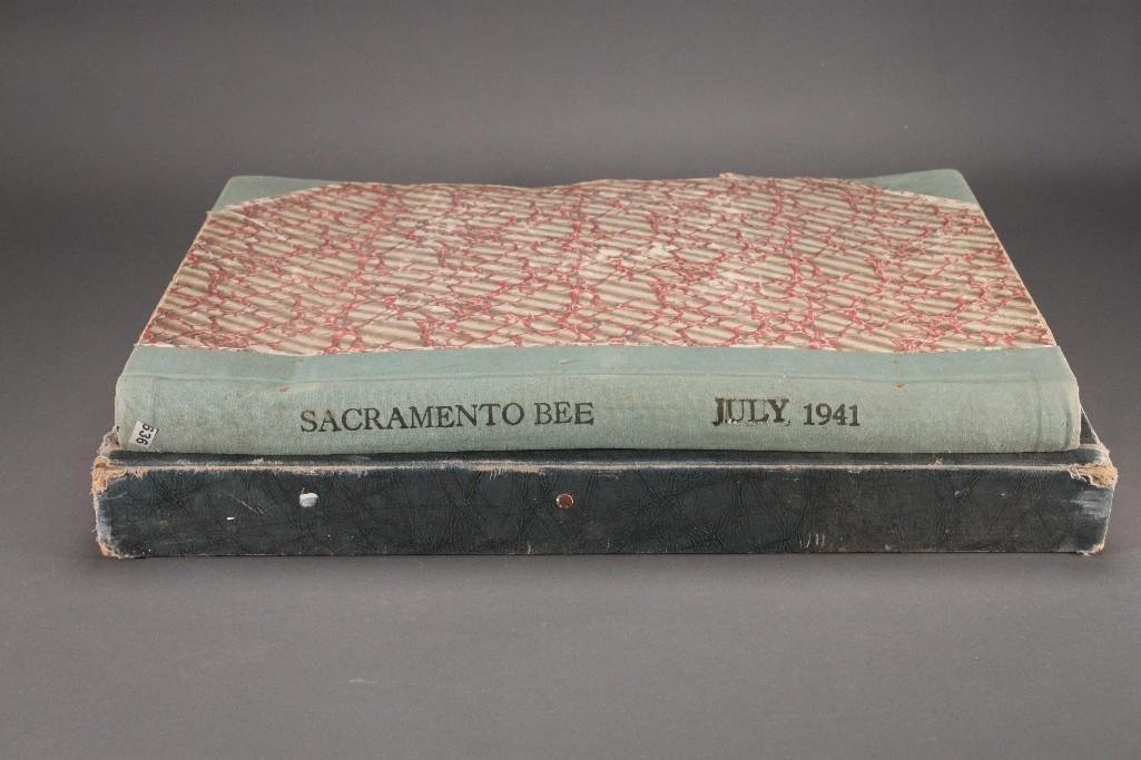1941 Bound Sacramento Bee Newspaper & 1958 Little (1 of 8)