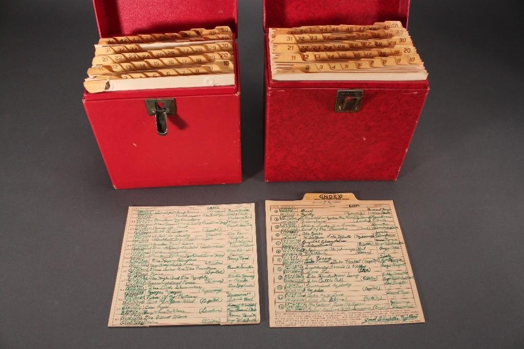 Vintage 45 RPM Vinyl Records In Carrying Case (2) (1 of 10)