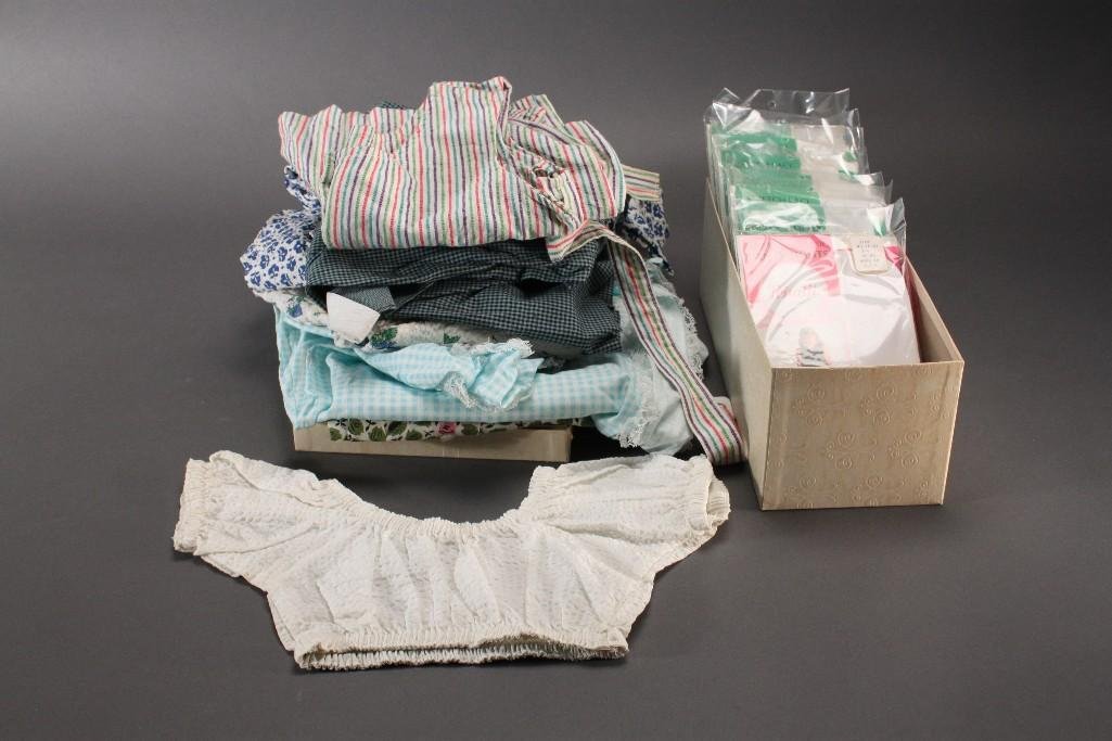 Vintage Children Clothing: Blue and white dress size 6, Young Land dress size 10, Twiglings for toddlers yellow button up shirt size 3 NWT, Cinderella shorts size 6 NWT, seven pair of panty tights size 2-4 (new), and more.