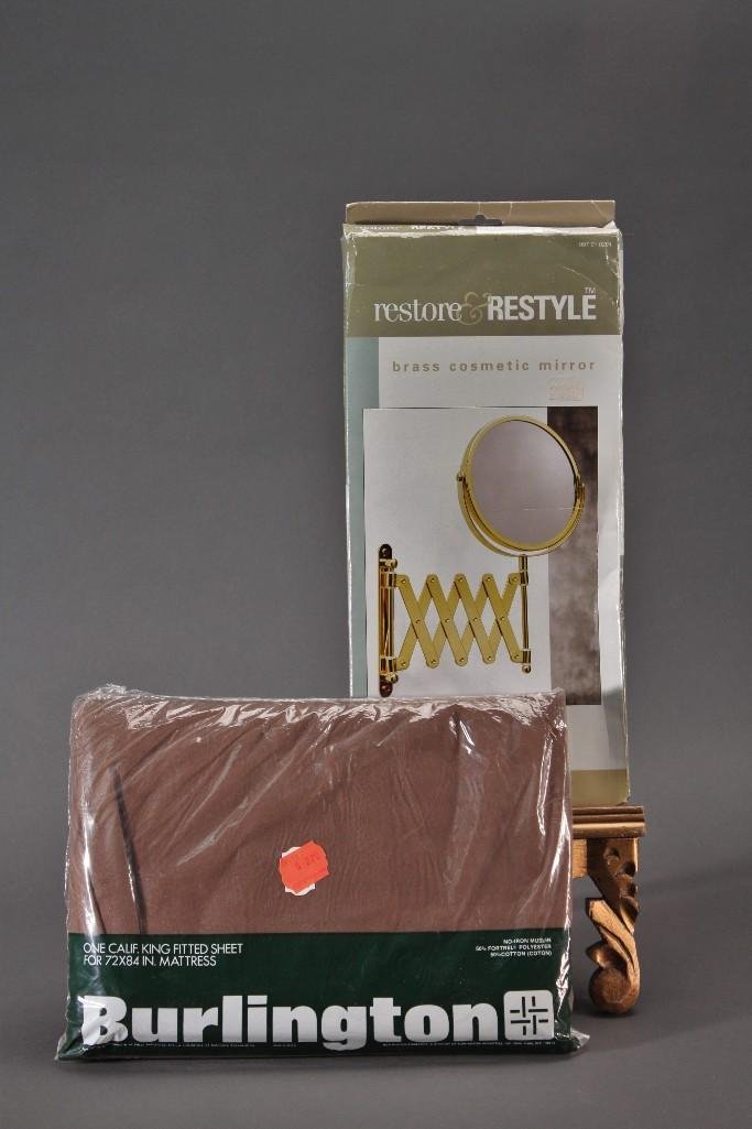 King Fitted Sheet and Brass Mirror (1 of 5)