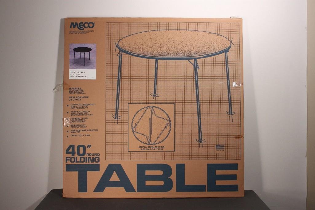 Meco Round Folding Table (1 of 7)