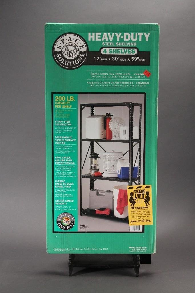 Heavy-Duty Steel Shelving (1 of 4)