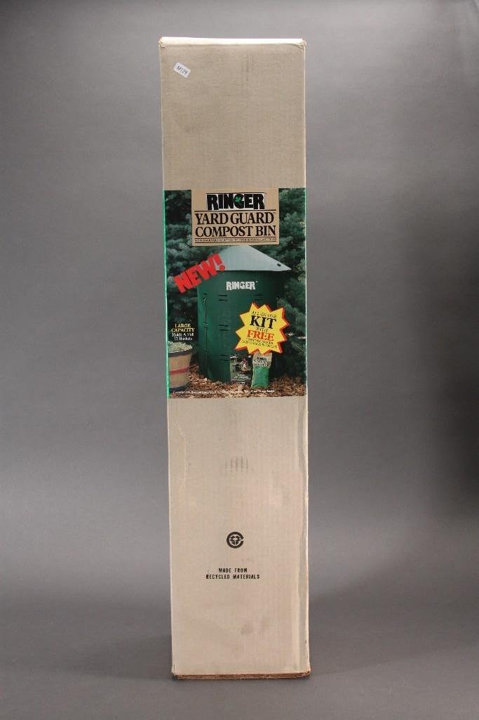 Yard Guard Composition Bin: Ringer Yard Guard Composition Binwith free compost maker and 20 page booklet. New in original packaging.