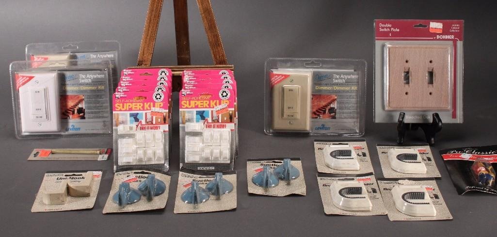 Lighting Hardware: Switch Plates, Dimmer Kits, super clips, and more