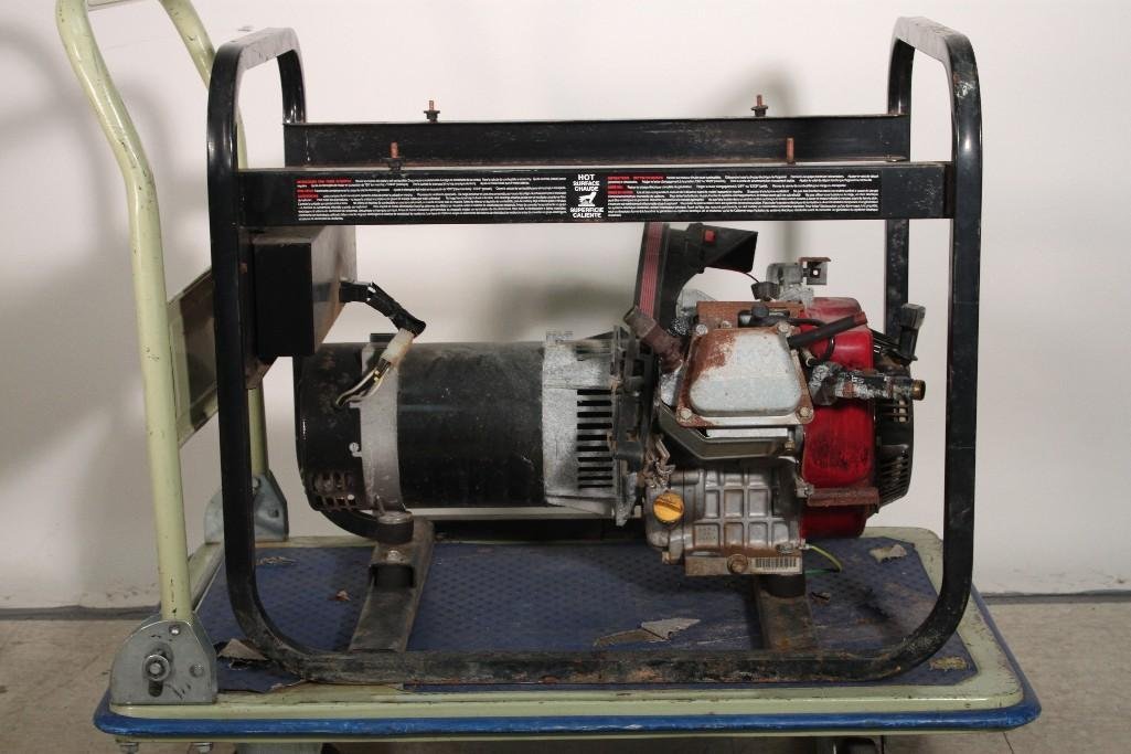 Coleman Powermate Generator: Model no PM0535202.03, generator post missing, 3600 RMP.