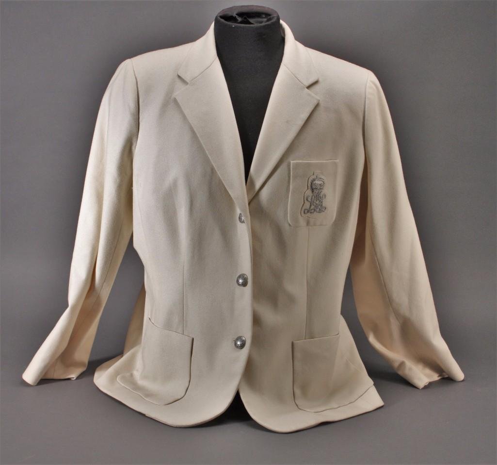Ralph Lauren Polo Ladies Blazer: Tan Ralph Lauren button up blazer size 16W, pre owned.