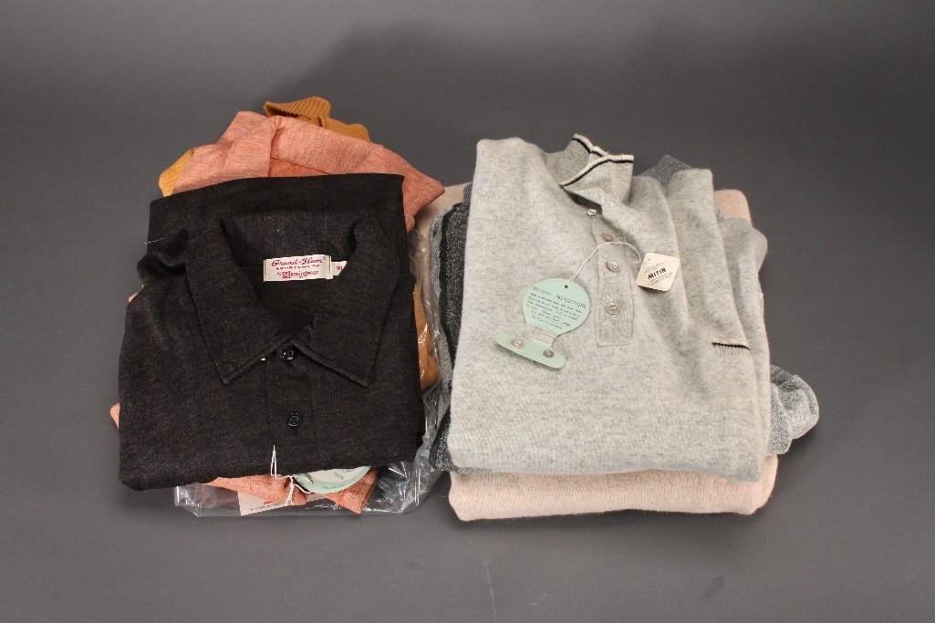 Men's Vintage Sweaters: Size Large, Custom Quality Cardigan. Jim Patterson Sacramento Polo Shirt. Sun-Val Lamb's Wool Polo Style Sweater, and more.