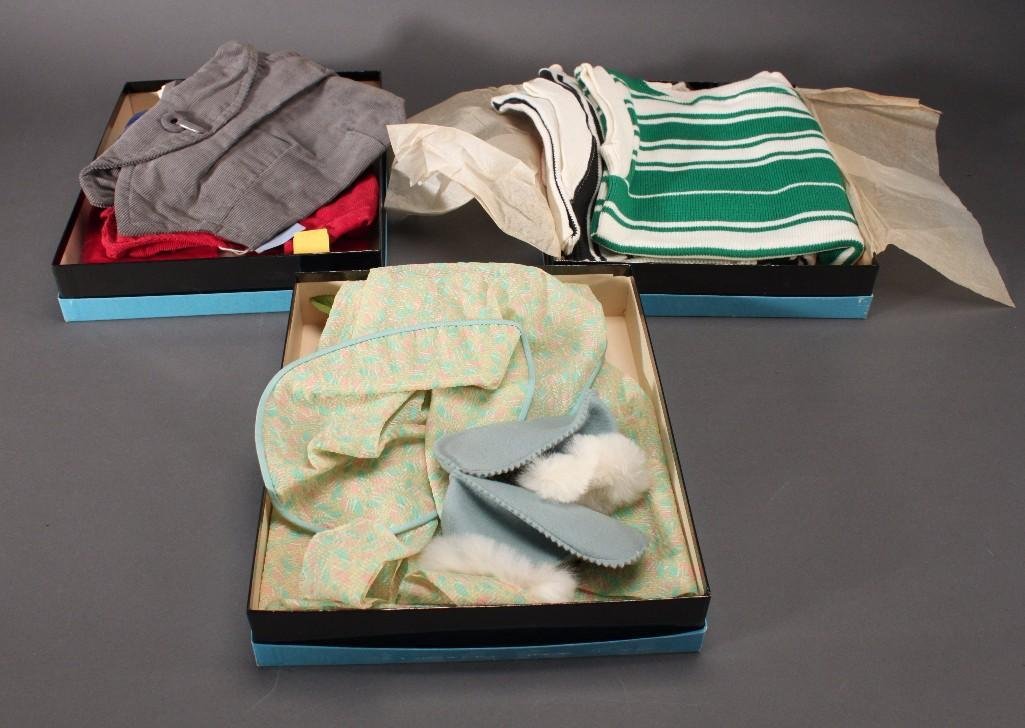 Children's Vintage Clothing: Three stripped SmarteeOriginal sweater vests, booties, little girls dress, cordaroyvest, and more.