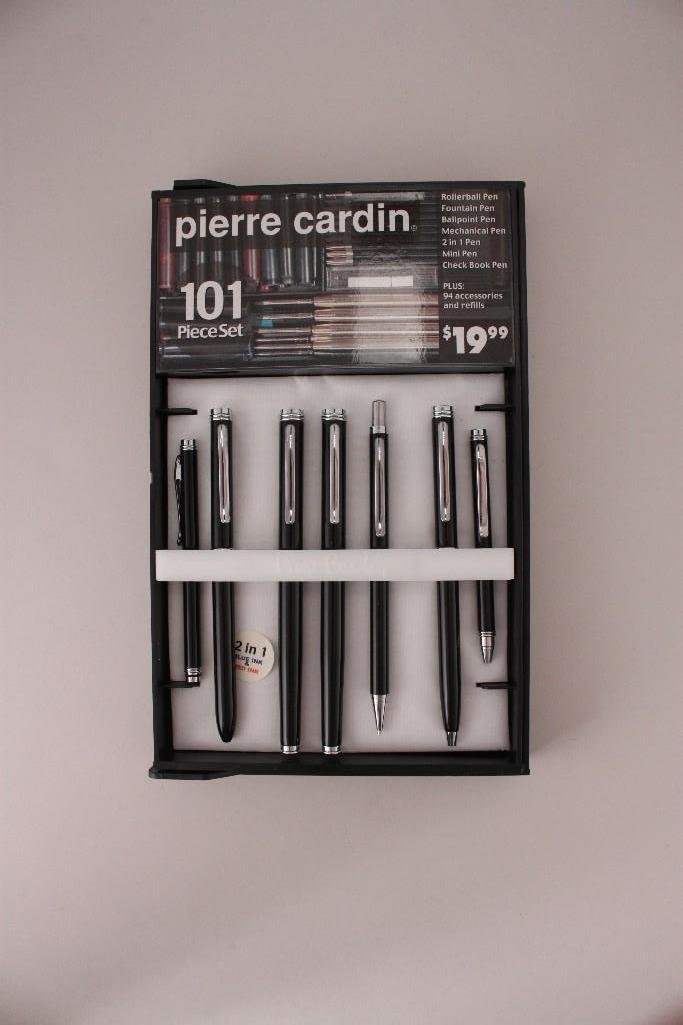 Pierre Cardin 101 Piece Pen Set: New in original packaging, 94 accessories and refills