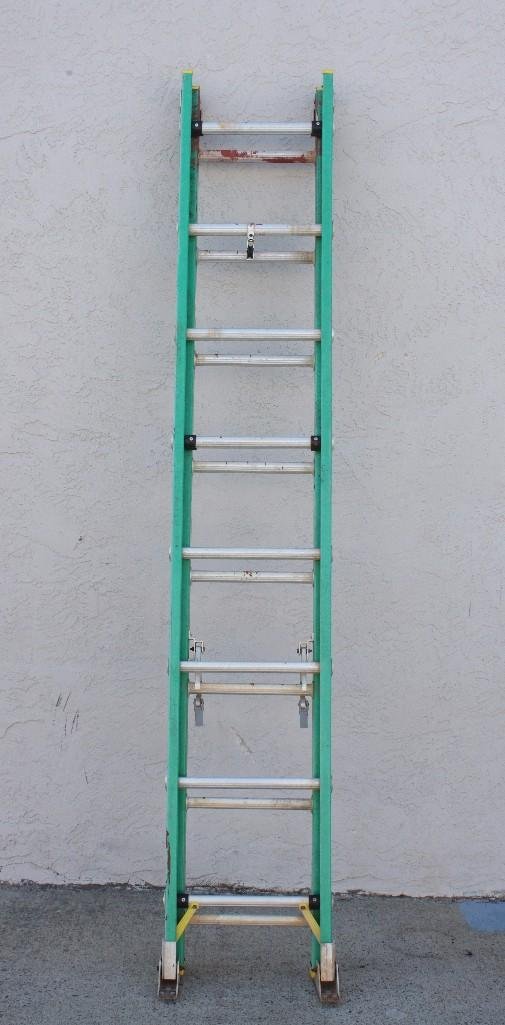 Werner Elecro Master 16' Ladder: Max working length 13', 225 lbs. max, used condition.