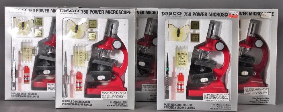 Tasco 750 Power Microscopes (5) (1 of 5)