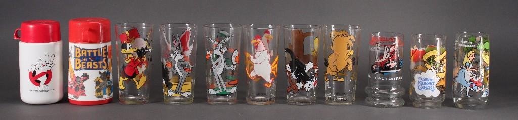 Assorted Cartoon Character Glasses and Thermos (11) (1 of 6)