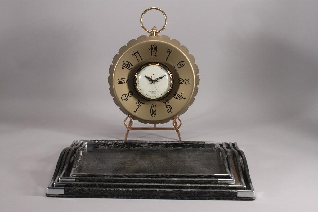 Serving Trays and Clock (5) (1 of 8)