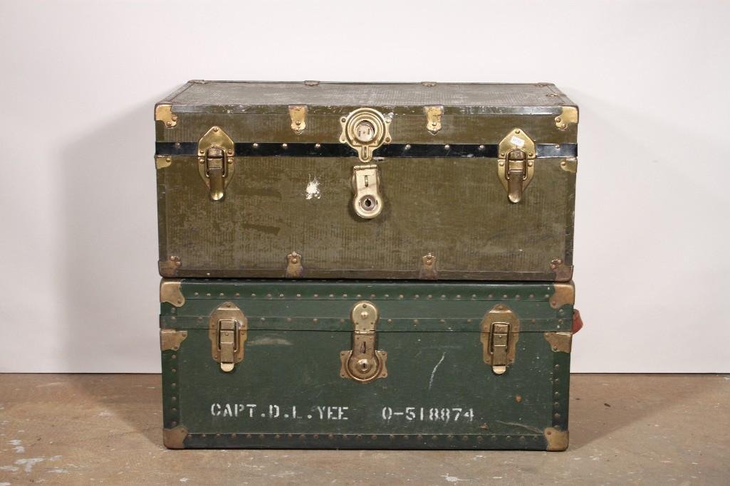 Vintage Military Trunks (2) (1 of 8)