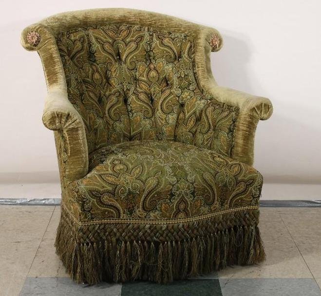 Vintage Ladies Slipper Chair (1 of 5)