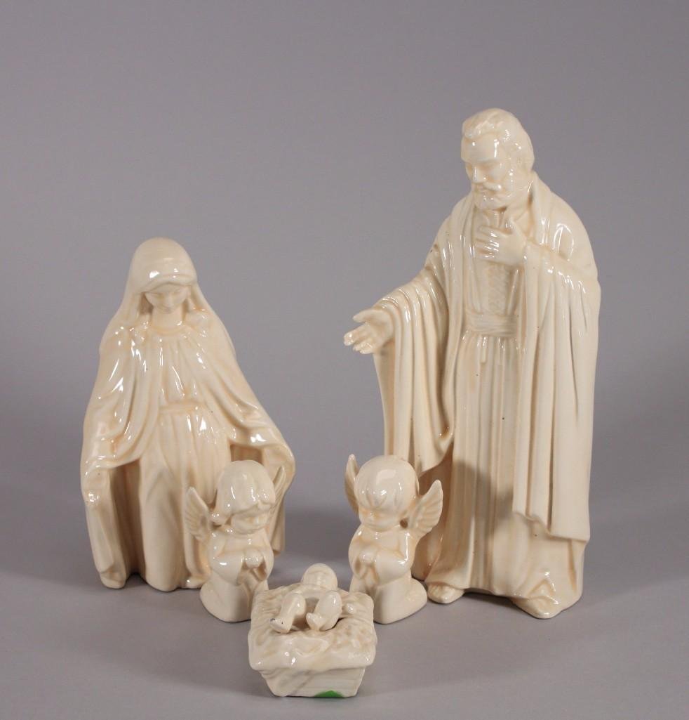 Ceramic Nativity Scene Figurines (5) (1 of 7)