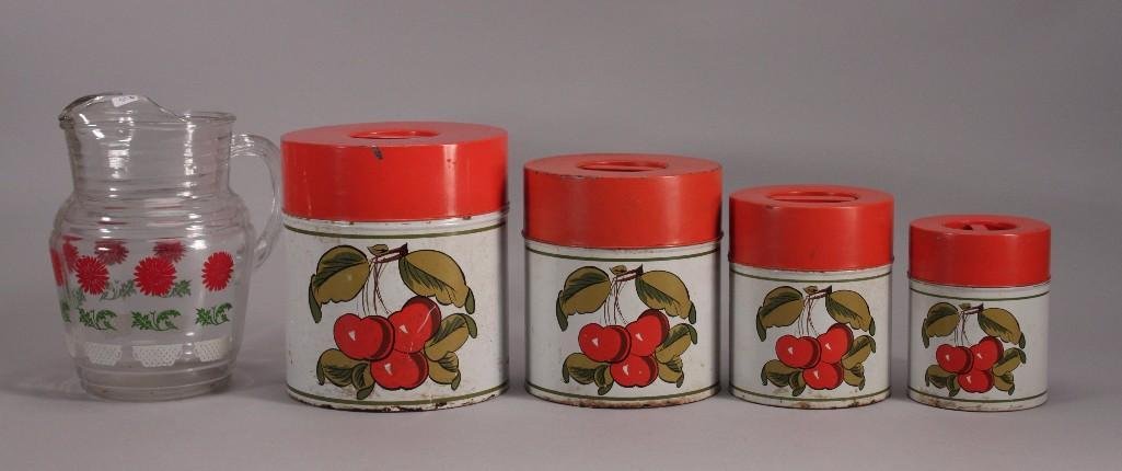 Vintage Pitcher & Canister Set (2) (1 of 4)