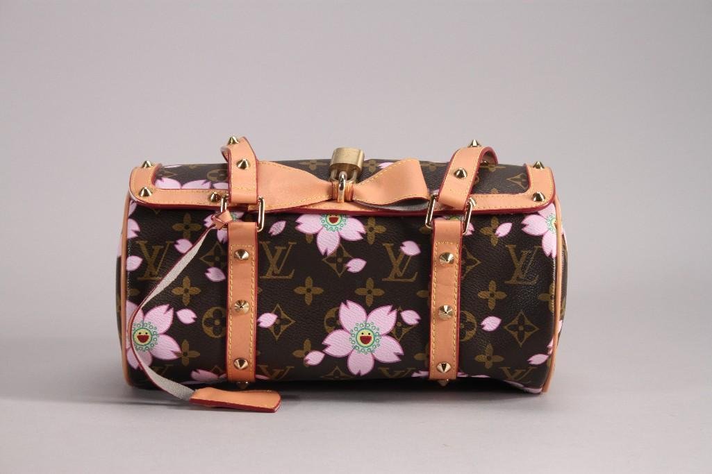 Faux Louis Vuitton Pink Flower Purse (1 of 9)