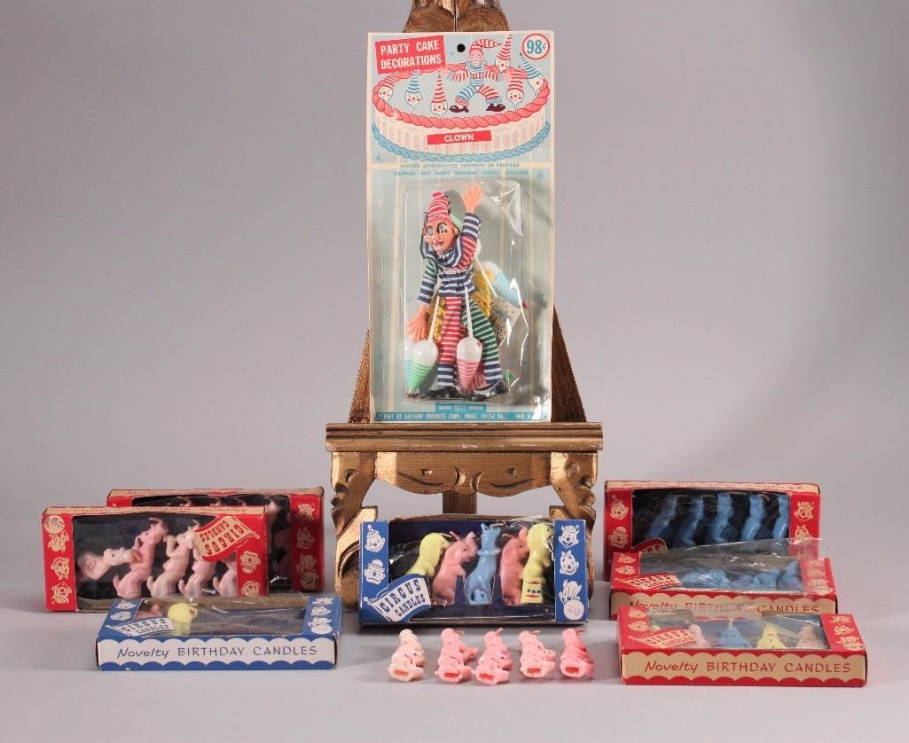 Vintage Novelty Birthday Candles and Cake Toppers (1 of 10)