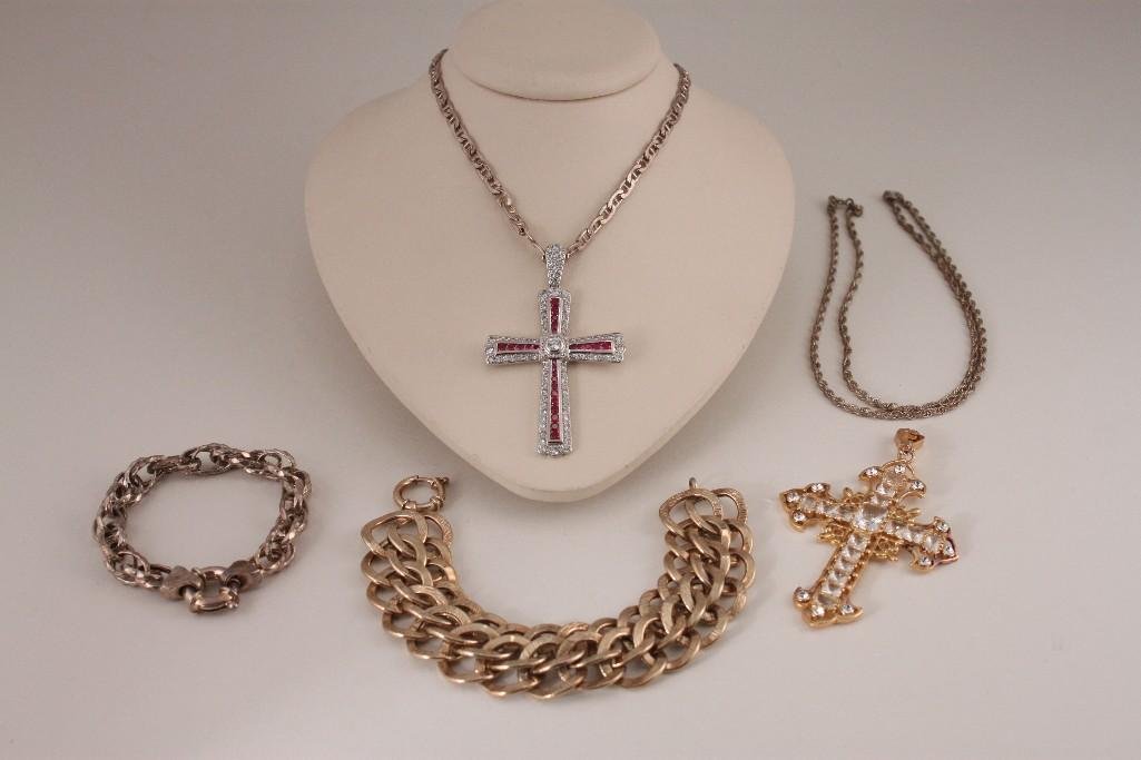 Ladies Sterling and Gold Tone Jewelry (5) (1 of 10)