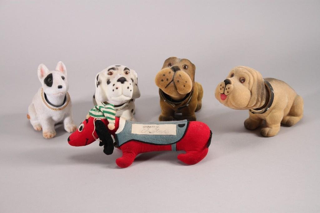 Vintage Bobble Head Dogs (5) (1 of 8)
