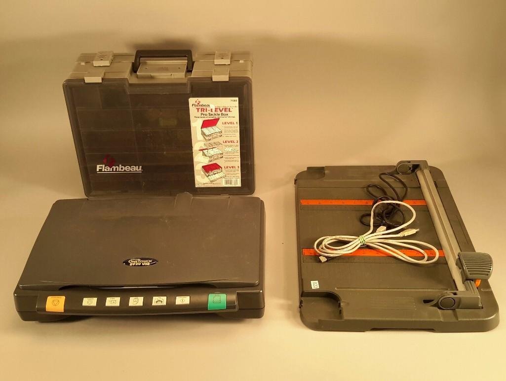 Office Supplies and Tackle Box with Contents (3) (1 of 6)