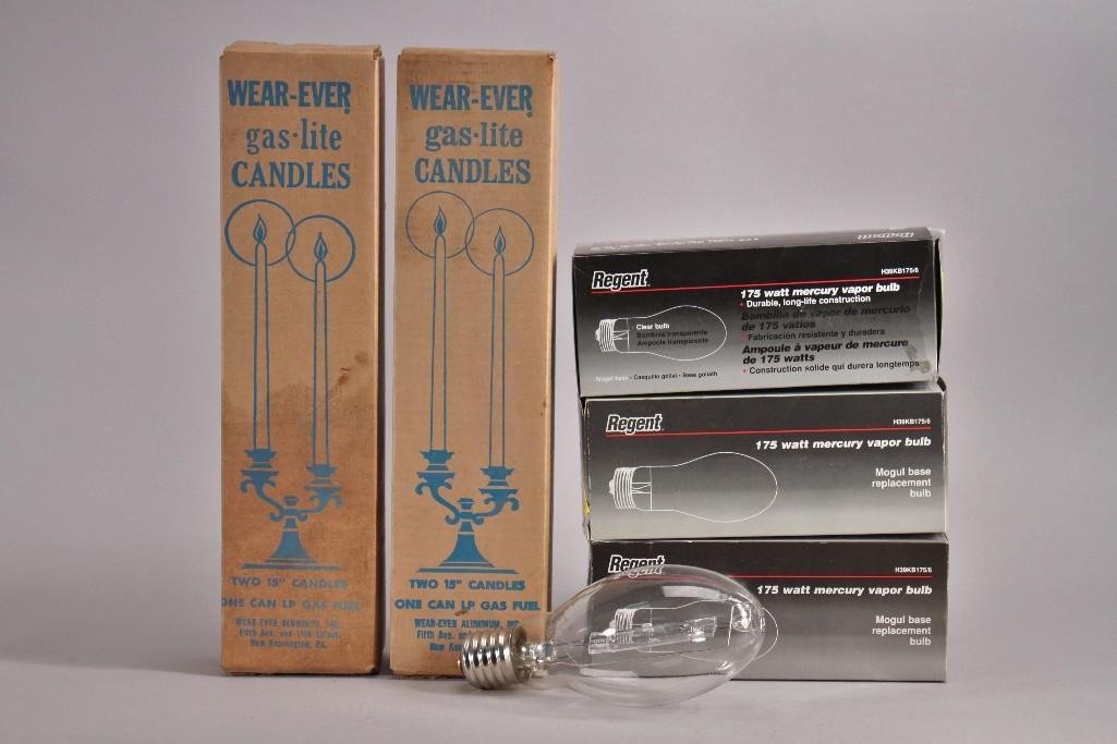 Gas Lite Candles and Mercury Vapor Bulbs (6) (1 of 6)