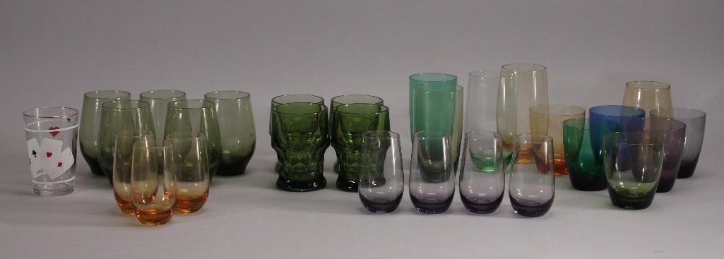 Multi Colored Beverage Glasses (28) (1 of 8)