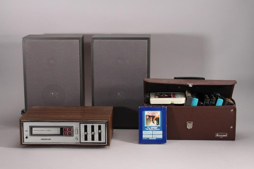 Soundesign 8 Track Player, Speakers, & 8 Tracks (1 of 8)