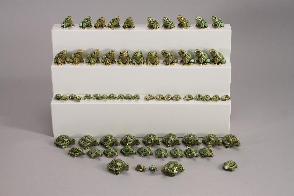 Miniature Frog & Turtle Figurines (1 of 9)