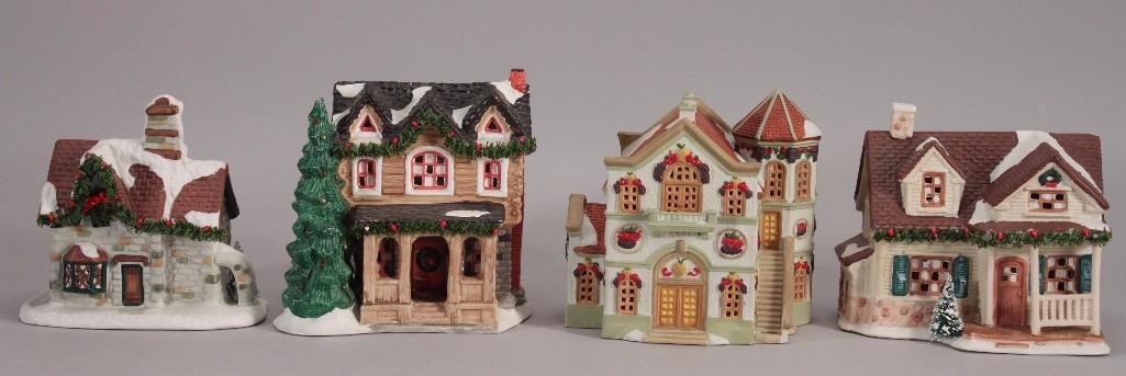 Ceramic Christmas Town Houses (4) (1 of 6)