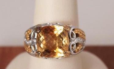 Victoria Wieck Sterling & Citrine Ring (1 of 9)
