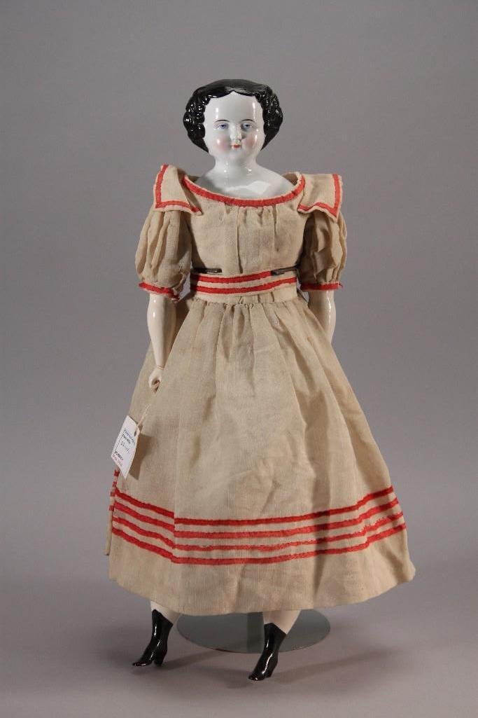 1870's China Head Highbrow Doll (1 of 8)