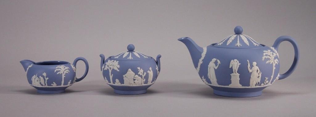 Wedgwood Jasperware Tea Set (3) (1 of 9)