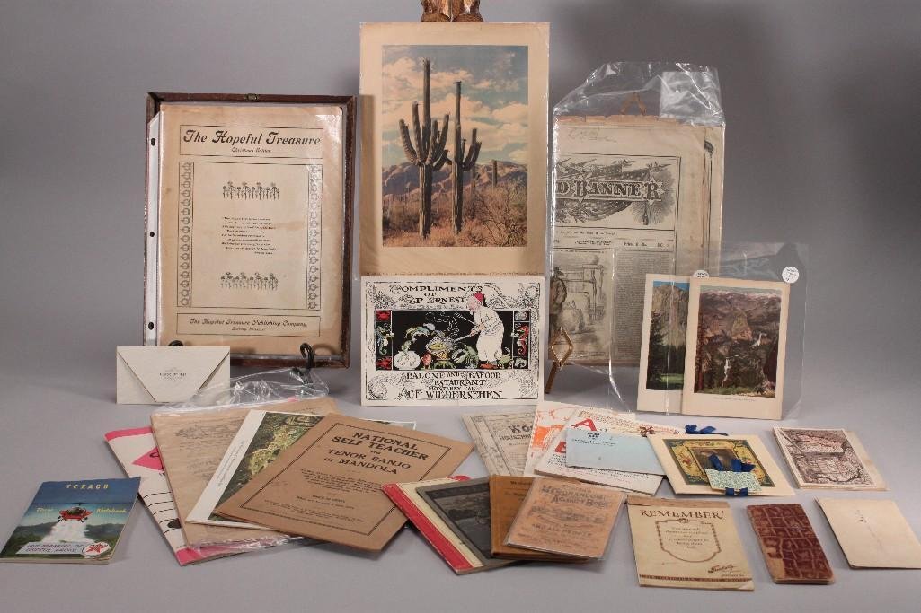 Vintage Yosemite National Park Menus & Ephemera (1 of 7)