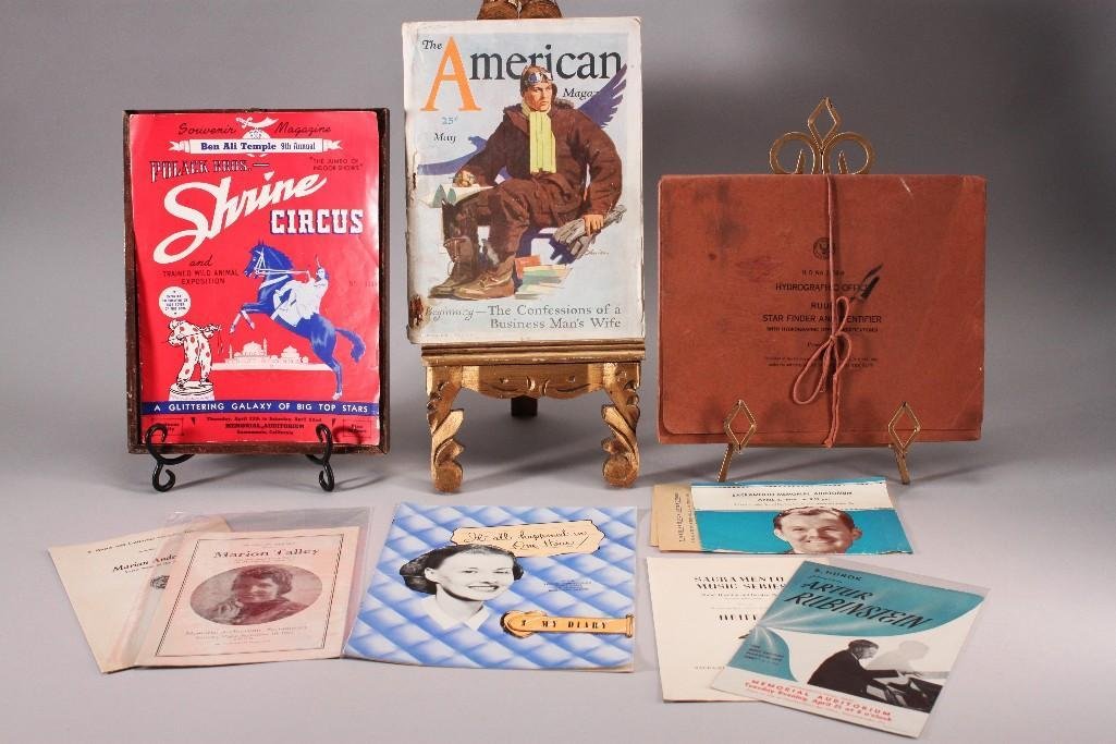 Vintage Sacramento Ephemera & Star Finder (1 of 9)