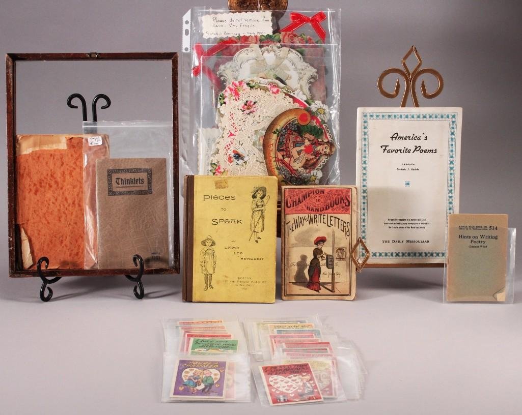 Vintage Valentine Cards & Poetry Books (1 of 5)