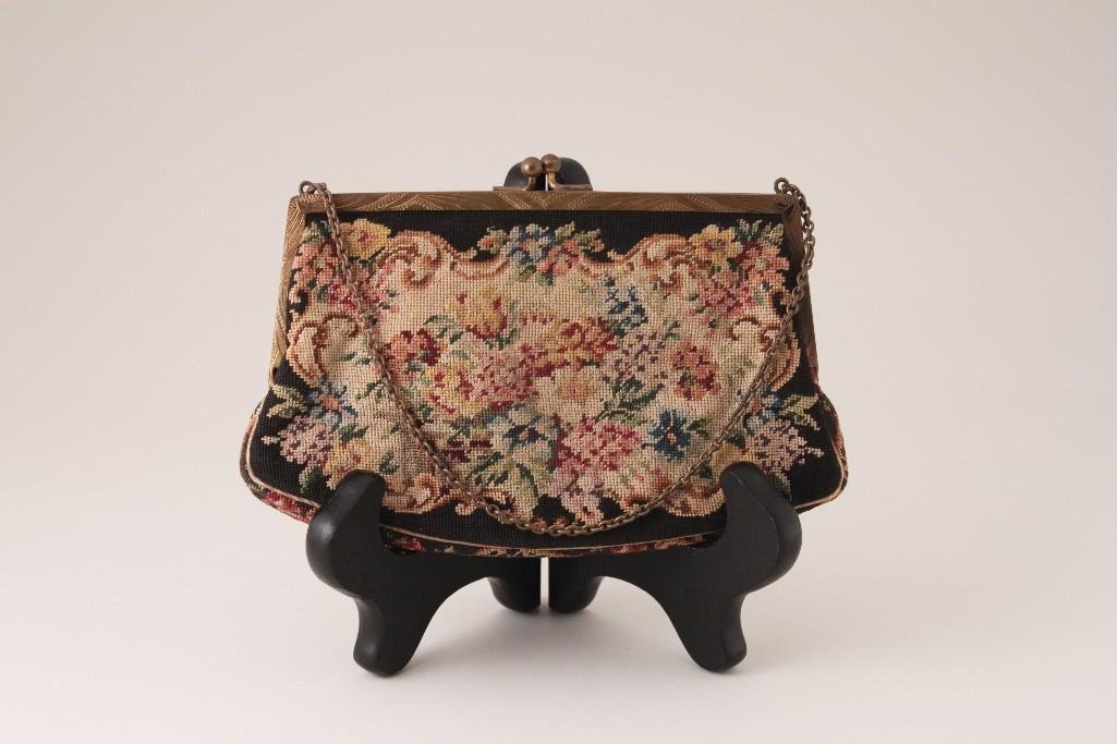 Vintage Petit Point Tapestry Handbag (1 of 6)