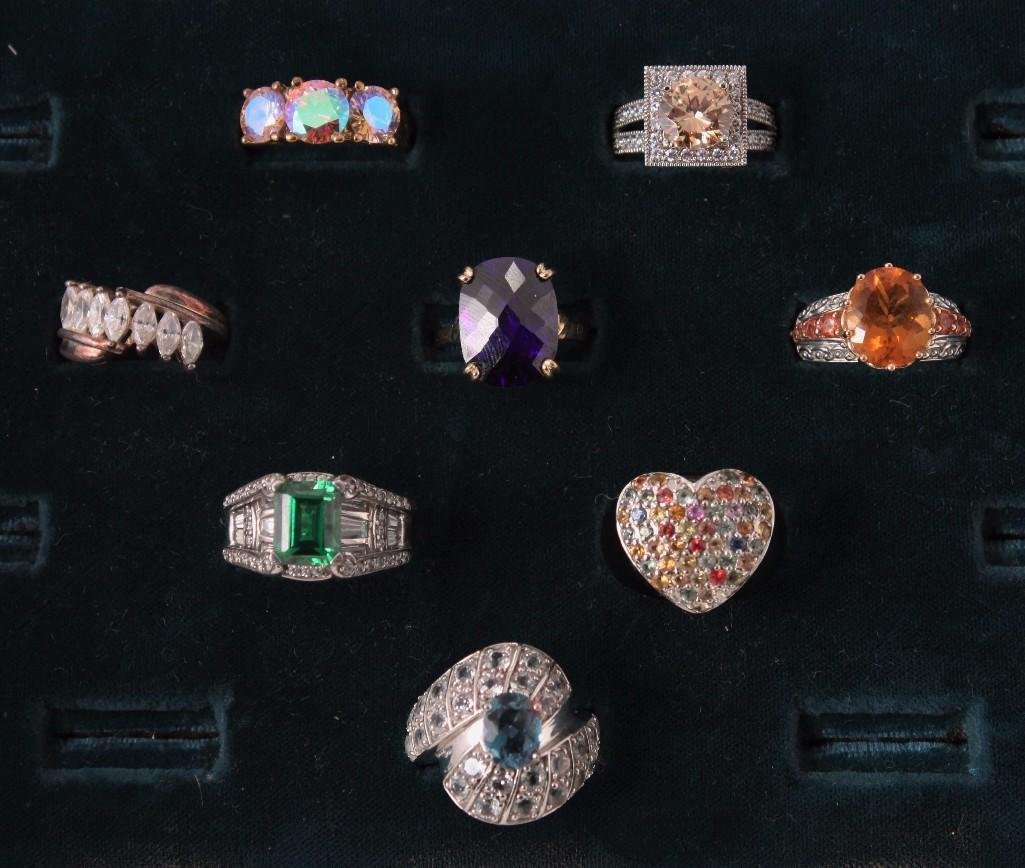 Ladies Sterling Fashion Rings (8) (1 of 10)